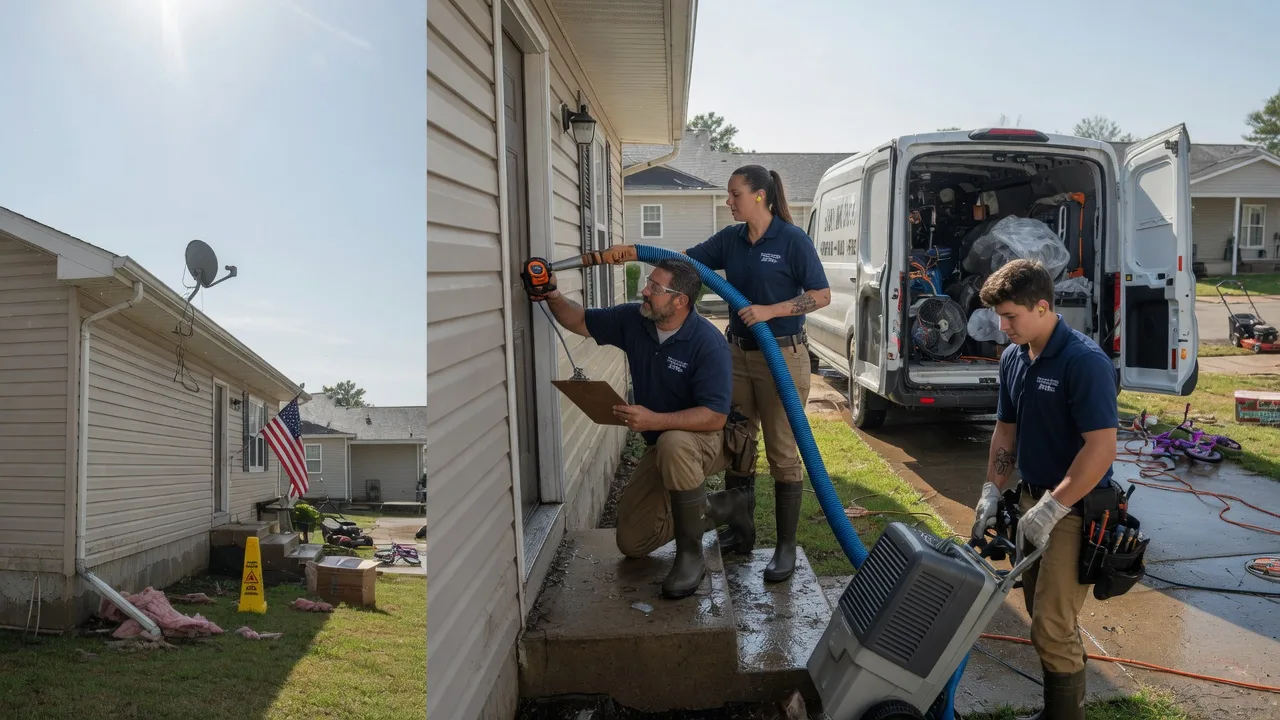 Ceiling Water Damage Restoration in Spanishburg, WV near me